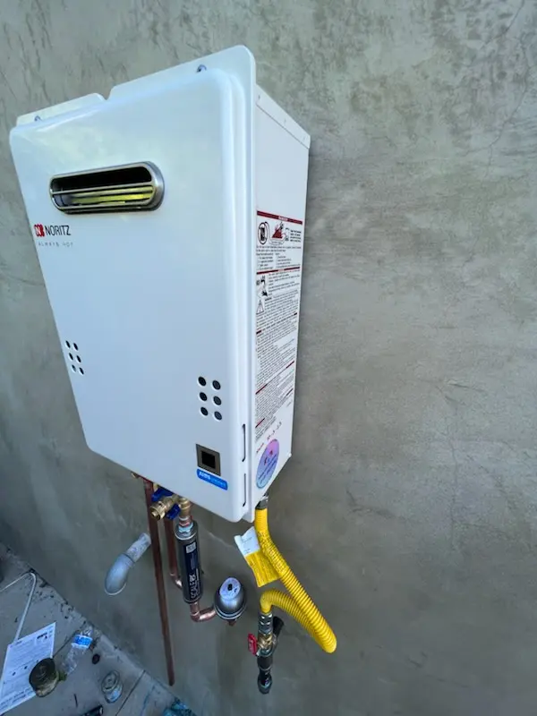 Tankless water heater installation for Amory homes